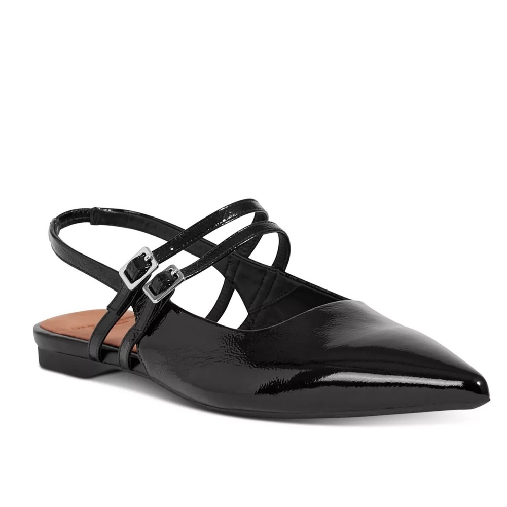 VAGABOND Women's Hermine Pointed Toe Double Strap‎ Slingback Flats 37
